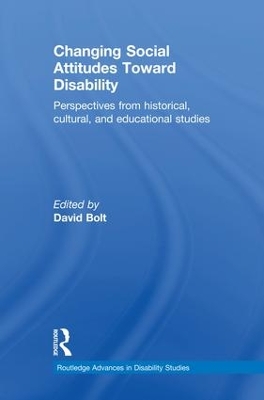 Changing Social Attitudes Toward Disability book