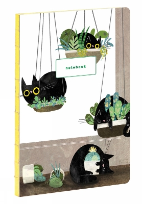 Caturday A5 Notebook book
