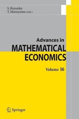 Advances in Mathematical Economics Volume 16 book