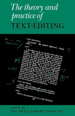 Theory and Practice of Text-Editing book