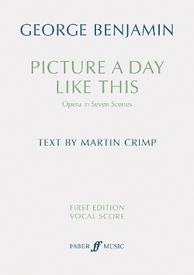 Picture a day like this (First Edition Vocal Score) book