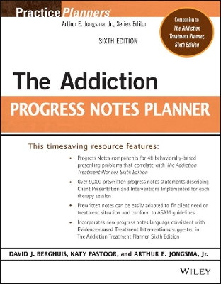 The Addiction Progress Notes Planner book