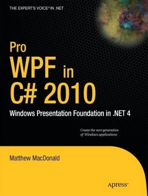 Pro WPF in C# 2010 book