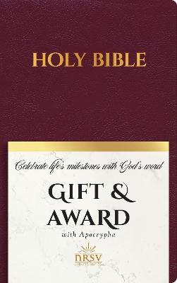 NRSV Updated Edition Gift & Award Bible with Apocrypha (Imitation Leather, Burgundy) book