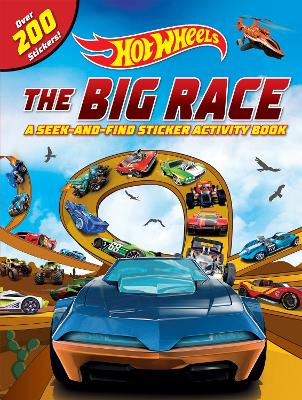 The Big Race: A Seek-and-Find Sticker Activity Book (Mattel: Hot Wheels) book