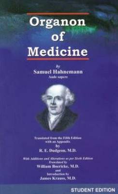 Organon of Medicine by Samuel Hahnemann