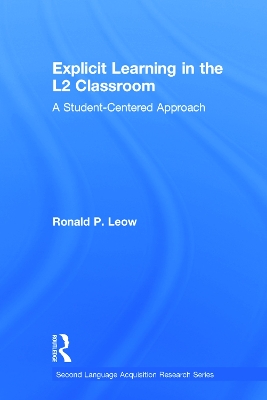 Explicit Learning in the L2 Classroom book