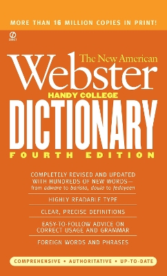 The New American Webster Handy College Dictionary: Fourth Edition book