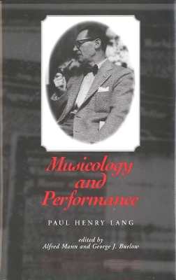 Musicology and Performance book