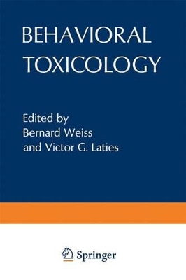 Behavioural Toxicology book
