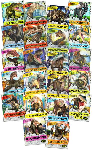 The World of Dinosaurs Set of 22 book