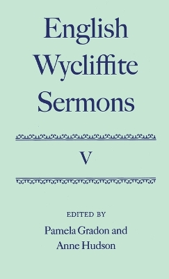 English Wycliffite Sermons: Volume V book