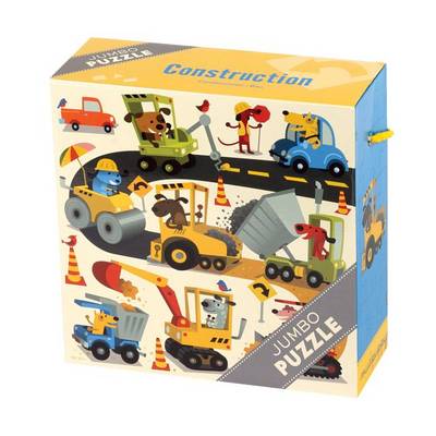 Construction Jumbo Puzzle book
