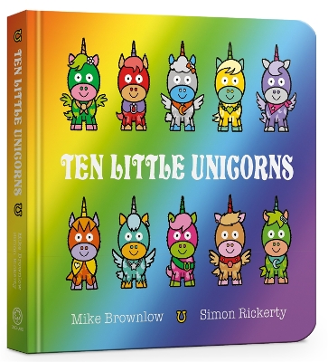 Ten Little Unicorns Board Book book