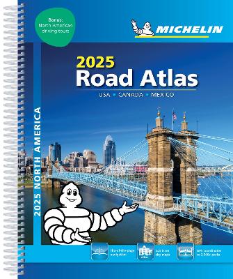 USA Canada Mexico - Tourist and Motoring Atlas (A4-Spiral): Map book