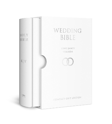 HOLY BIBLE: King James Version (KJV) White Compact Wedding Edition book