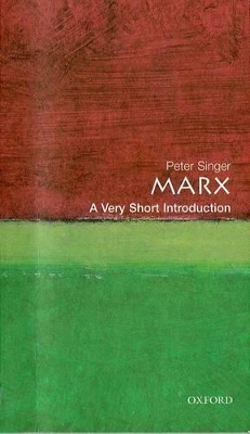 Marx: A Very Short Introduction by Peter Singer