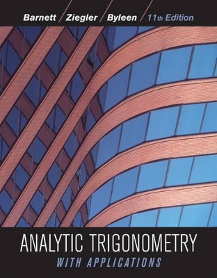 Analytic Trigonometry with Applications book