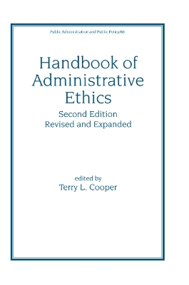 Handbook of Administrative Ethics book