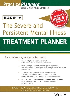 Severe and Persistent Mental Illness Treatment Planner book