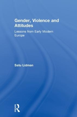 Gender, Violence and Attitudes book