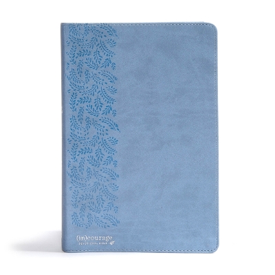 CSB (in)courage Devotional Bible, Blue LeatherTouch book