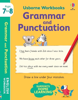 Usborne Workbooks Grammar and Punctuation 7-8 book