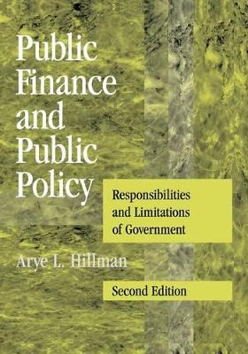 Public Finance and Public Policy by Arye L. Hillman