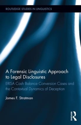 Forensic Linguistic Approach to Legal Disclosures by James Stratman