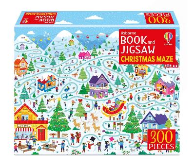 Usborne Book and Jigsaw Christmas Maze book
