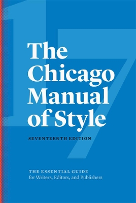 Chicago Manual of Style book