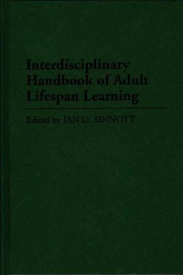 Interdisciplinary Handbook of Adult Lifespan Learning book