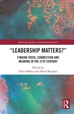 Leadership Matters book