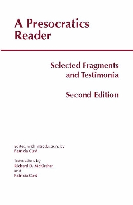 Presocratics Reader book