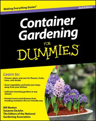 Container Gardening For Dummies book