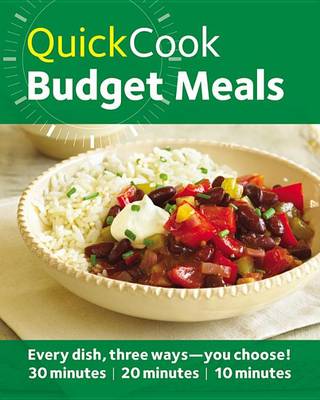 Hamlyn QuickCook: Budget Meals by Jo McAuley
