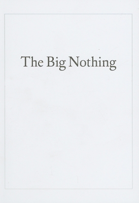 Big Nothing book