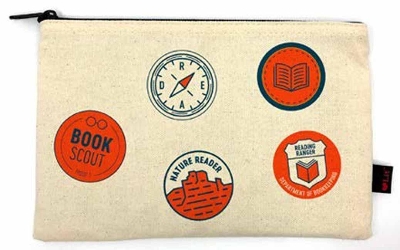 Reading Merit Badges Pencil Pouch book