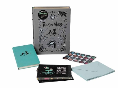 Rick and Morty Deluxe Note Card Set: With Keepsake Book Box book