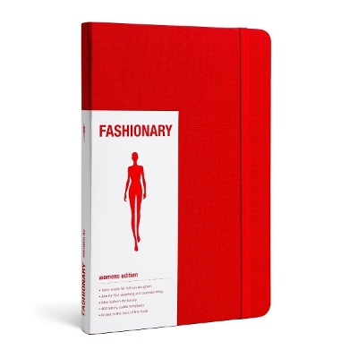 Fashionary Red Womens Sketchbook A5 book