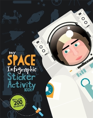 My Space Infographic Sticker Activity Book book