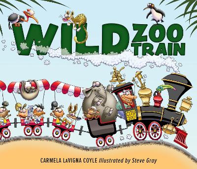Wild Zoo Train book