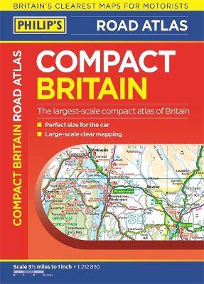 Philip's Compact Britain Road Atlas: Flexi A5 book
