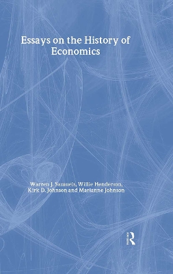 Essays in the History of Economics book