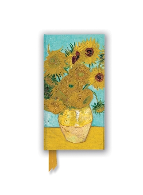Vincent van Gogh: Sunflowers (Foiled Slimline Journal) book