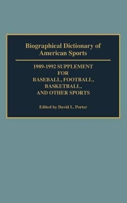 Biographical Dictionary of American Sports book