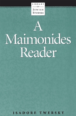 A Maimonides Reader book