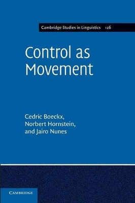 Control as Movement book