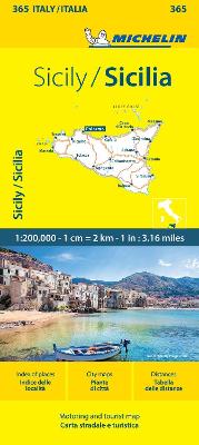 Sicily - Michelin Local Map 365: Map book