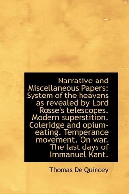 Narrative and Miscellaneous Papers: System of the Heavens as Revealed by Lord Rosse's Telescopes. Mo book